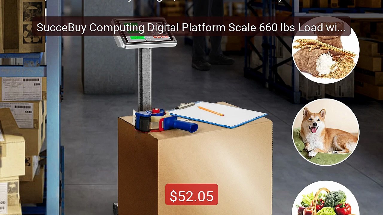 SucceBuy Computing Digital Platform Scale 660 lbs Load with L... -- Amazing Value 2026 | Must Have!