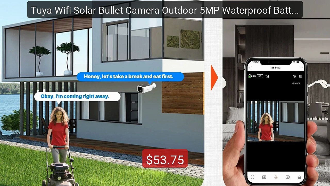 Tuya Wifi Solar Bullet Camera Outdoor 5MP Waterproof Battery Power... -- Best Deal 2026 | Shop Now!