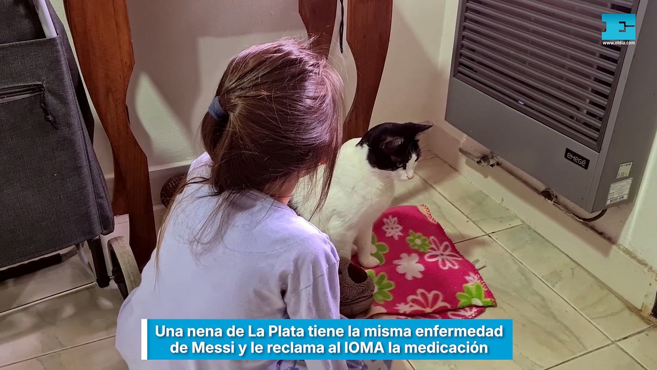 Una nena de La Plata tiene la misma enfermedad de Messi y le reclama al IOMA la medicación