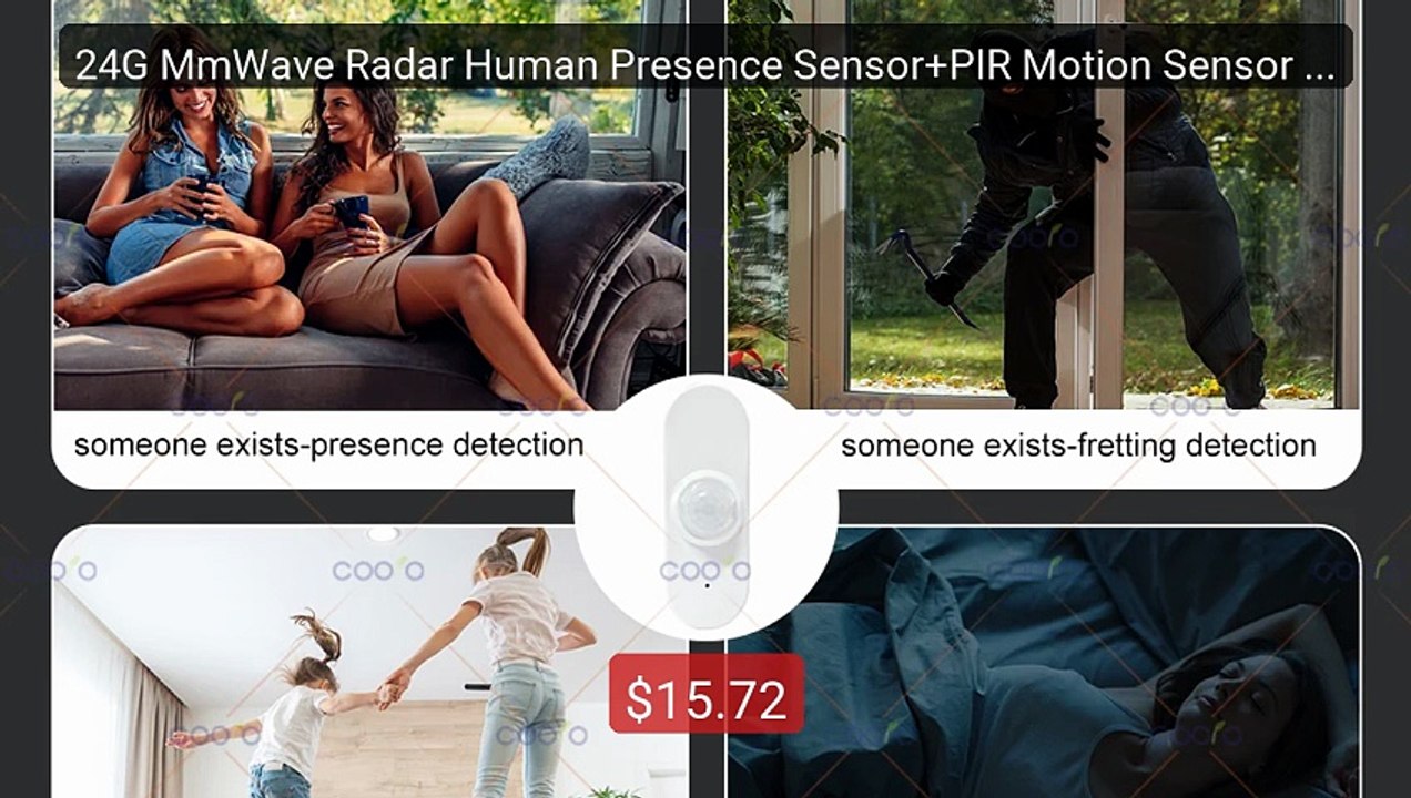24G MmWave Radar Human Presence Sensor+PIR Motion Sensor Li... -- Top Pick 2026 | Unbeatable Price!