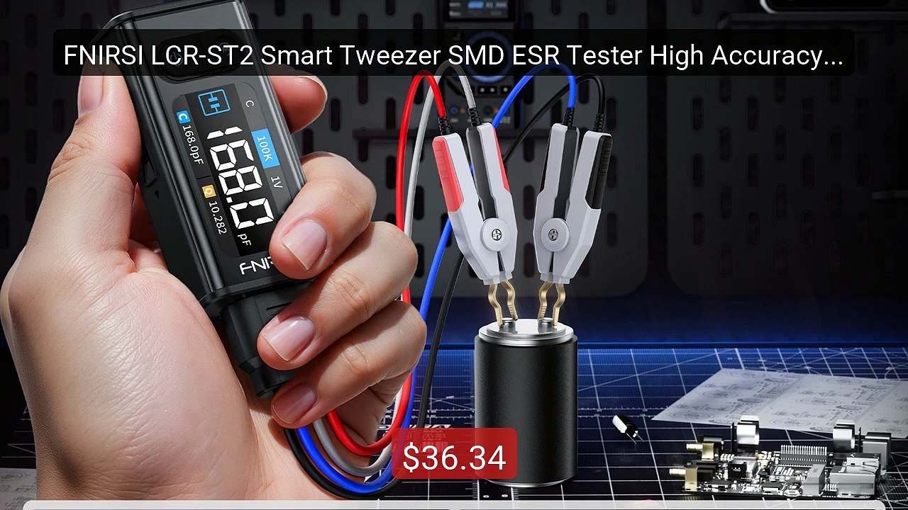 FNIRSI LCR-ST2 Smart Tweezer SMD ESR Tester High Accuracy LCR Diode... -- Top Rated 2026 | Buy Now!