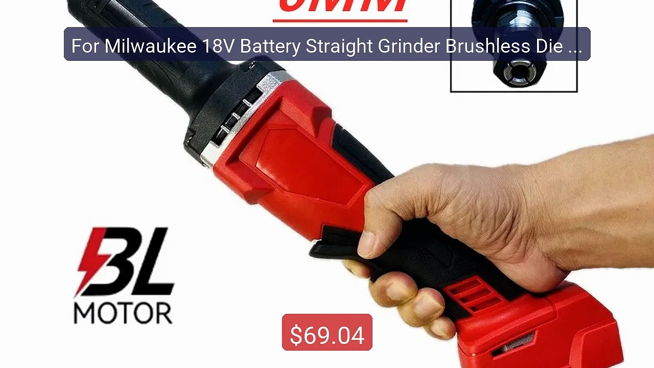 For Milwaukee 18V Battery Straight Grinder Brushless Die Grinder E... -- Best Deal 2026 | Shop Now!