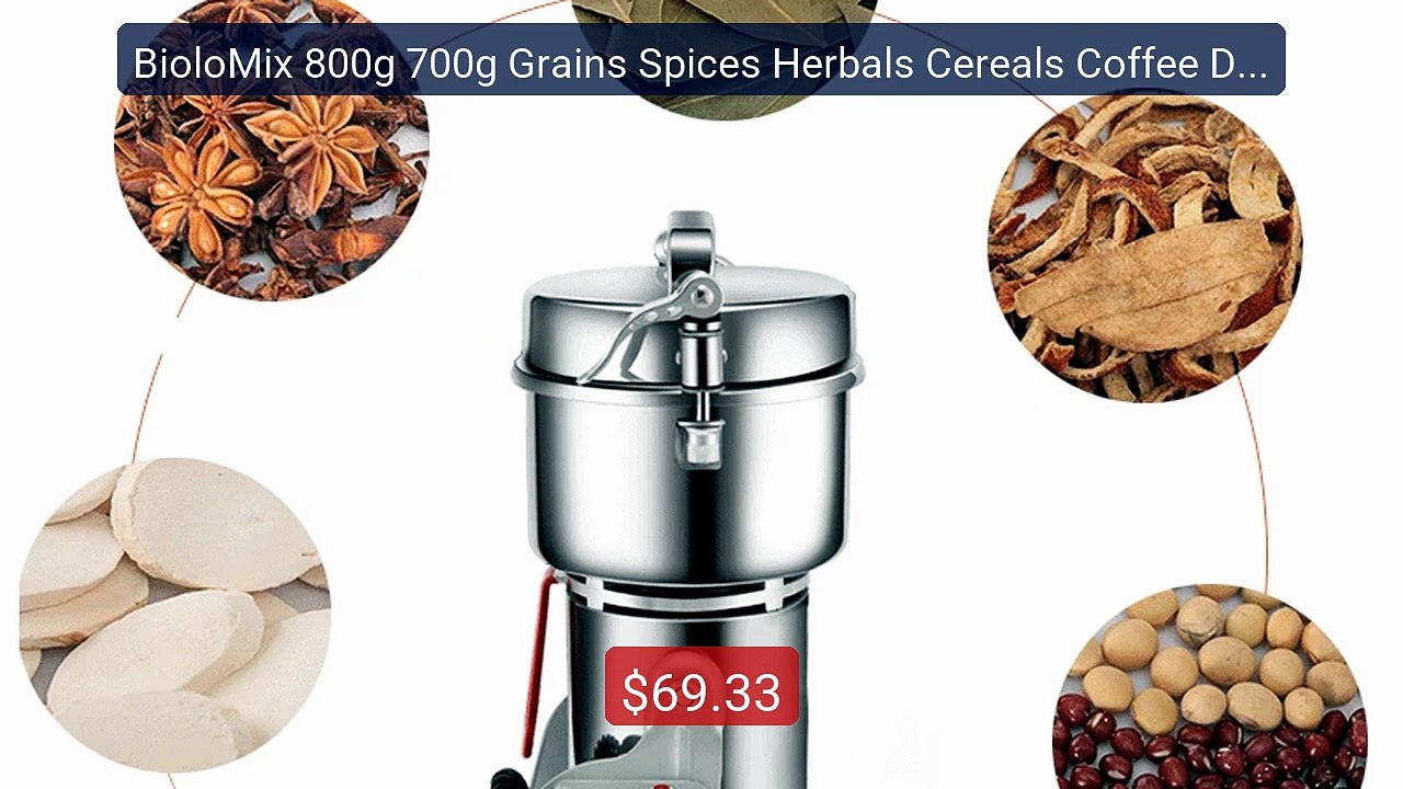 BioloMix 800g 700g Grains Spices Herbals Cereal...