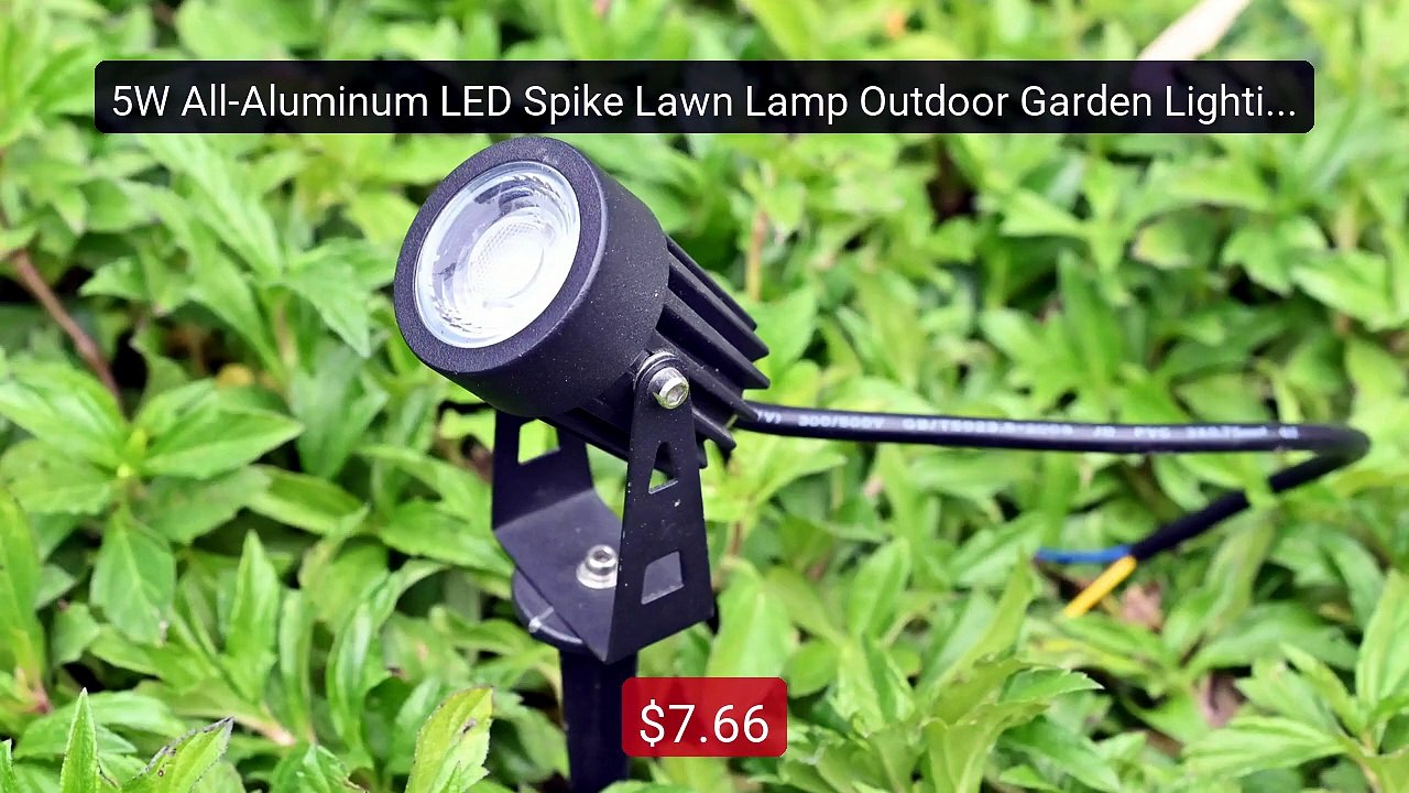 5W All-Aluminum LED Spike Lawn Lamp Outdoor Garden Lighting... -- Top Pick 2026 | Unbeatable Price!