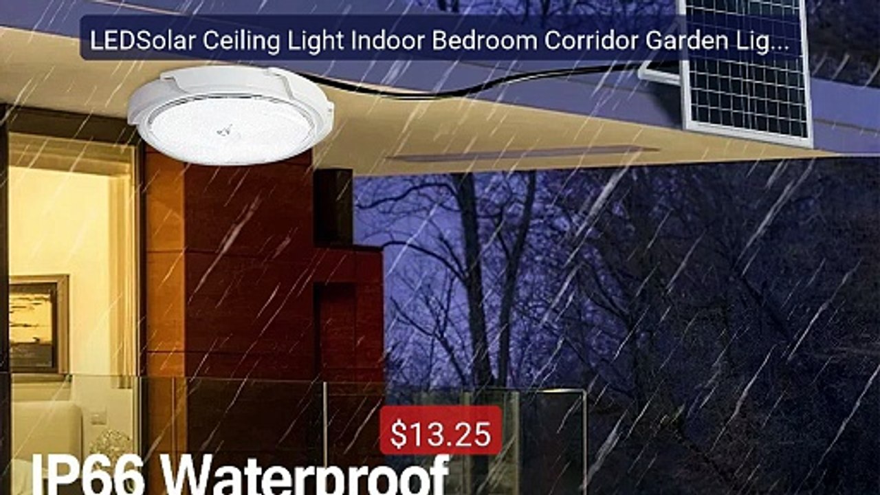 LEDSolar Ceiling Light Indoor Bedroom Corridor Garden Lighting With... -- Top Rated 2026 | Buy Now!