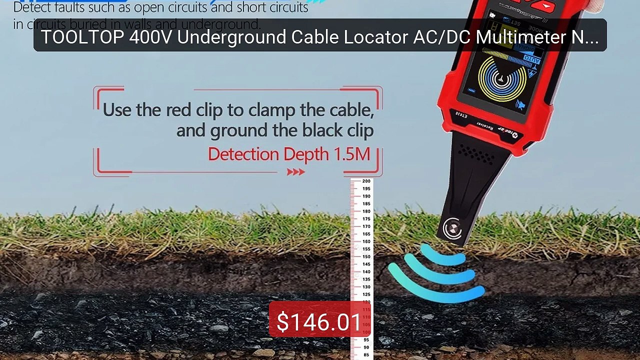 TOOLTOP 400V Underground Cable Locator AC/DC Multimeter Net... -- Top Pick 2026 | Unbeatable Price!