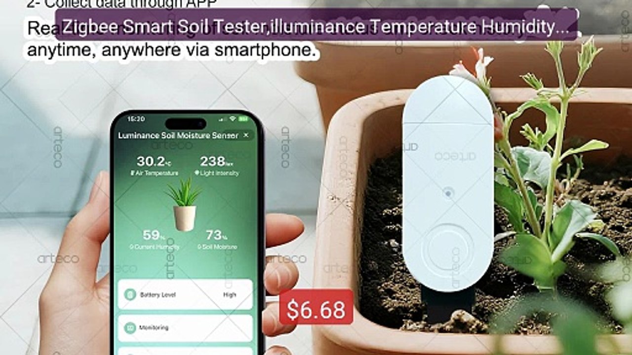 Zigbee Smart Soil Tester,illuminance Temperature Humidity Meter Mo... -- Best Deal 2026 | Shop Now!