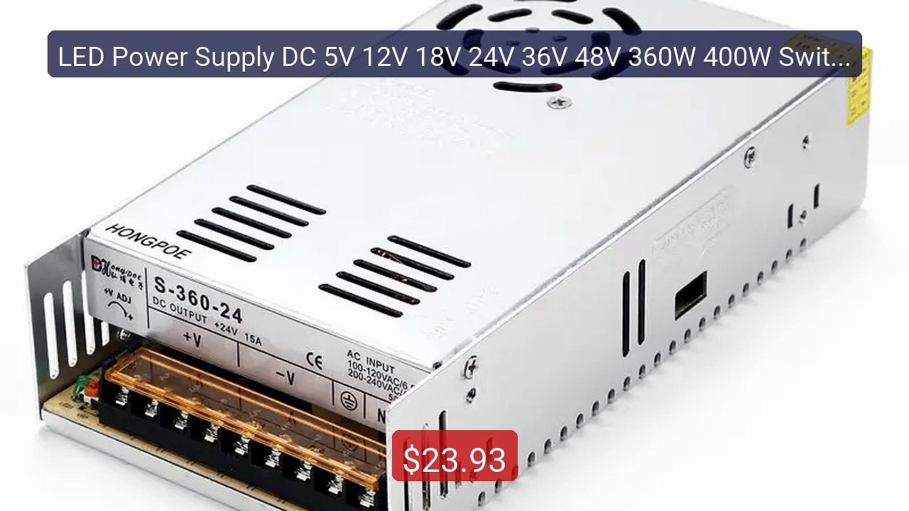 LED Power Supply DC 5V 12V 18V 24V 36V 48V 360W 400W Switching Powe... -- Top Rated 2026 | Buy Now!