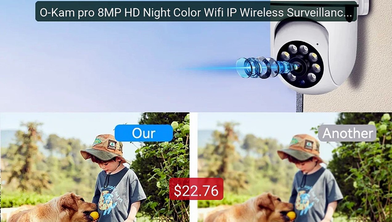 O-Kam pro 8MP HD Night Color Wifi IP Wireless Surveillance Camera ... -- Best Deal 2026 | Shop Now!