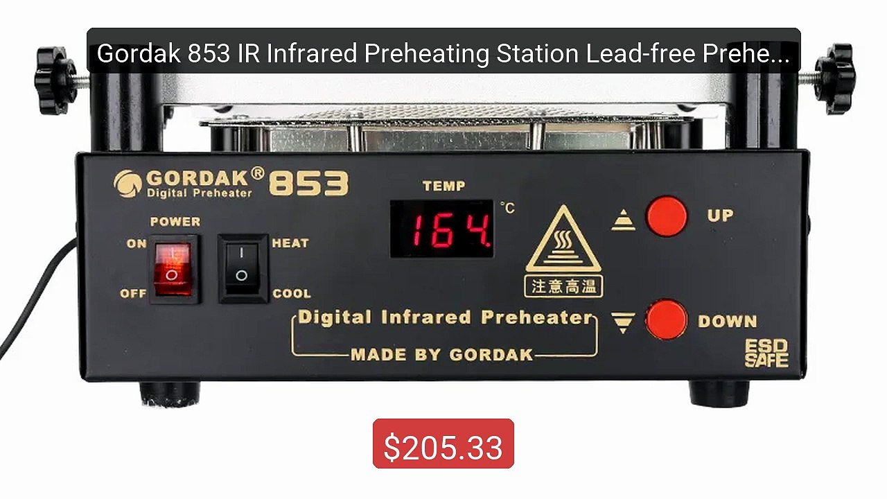Gordak 853 IR Infrared Preheating Station Lead-free Preheater... -- Amazing Value 2026 | Must Have!