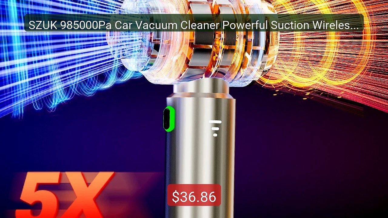 SZUK 985000Pa Car Vacuum Cleaner Powerful Suction Wireless Va... -- Amazing Value 2026 | Must Have!
