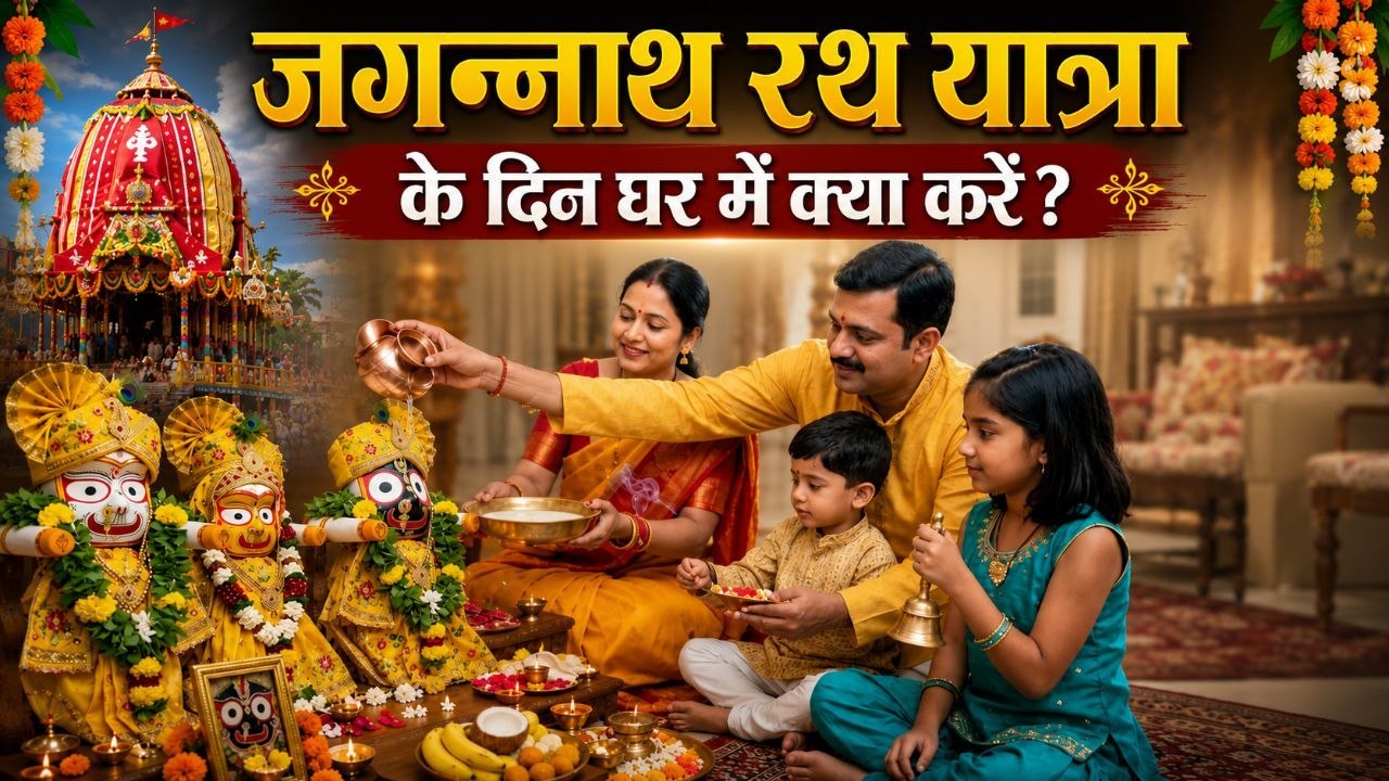 Jagannath Rath Yatra At Home 2026: श्री जगन्नाथ रथ यात्रा के दिन घर में क्या करना चाहिए,पूजा विधि
