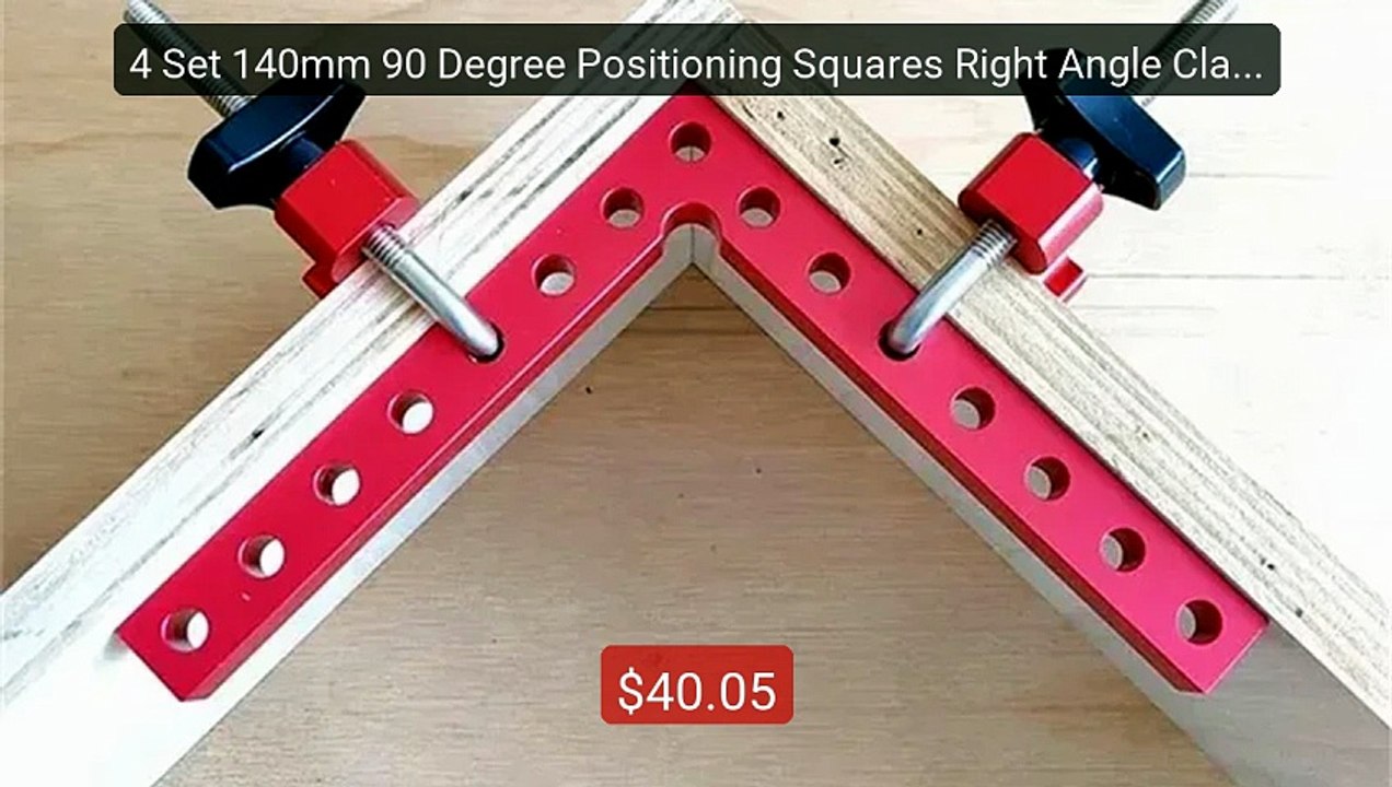 4 Set 140mm 90 Degree Positioning Squares Right Angle Clamps Alumin... -- Top Rated 2026 | Buy Now!
