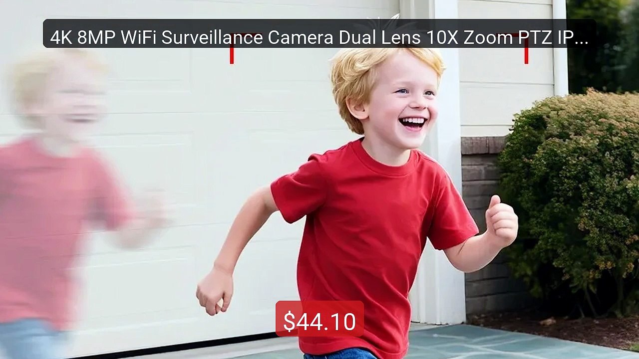 4K 8MP WiFi Surveillance Camera Dual Lens 10X Zoom PTZ IP Camera Au... -- Top Rated 2026 | Buy Now!