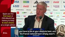 Deschamps concedes France were second-best in Spain defeat
