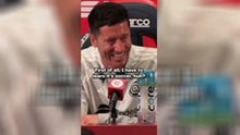 Lewandowski makes it clear - it's football, not soccer!