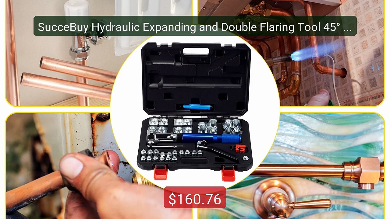 SucceBuy Hydraulic Expanding and Double Flaring Tool 45° Soft ... -- Best Buy 2026 | Great Quality!