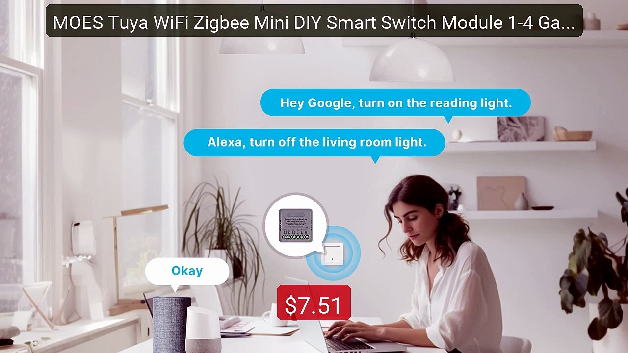 MOES Tuya WiFi Zigbee Mini DIY Smart Switch Module 1-4 Gang Ti... -- Hot Deal 2026 | Limited Offer!