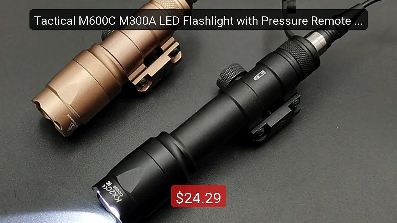 Tactical M600C M300A LED Flashlight with Pressure Remote Switch Gu... -- Best Deal 2026 | Shop Now!