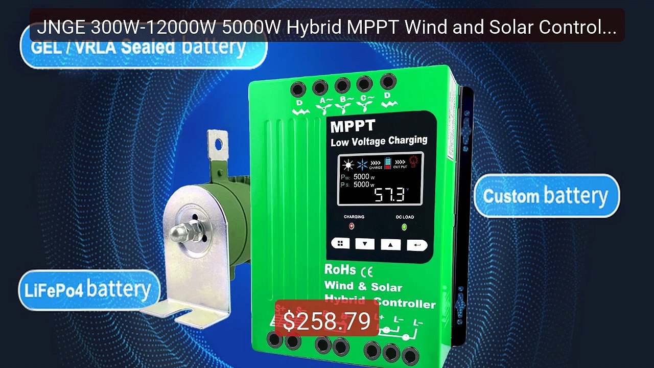 JNGE 300W-12000W 5000W Hybrid MPPT Wind and Solar Controller 1... -- Hot Deal 2026 | Limited Offer!