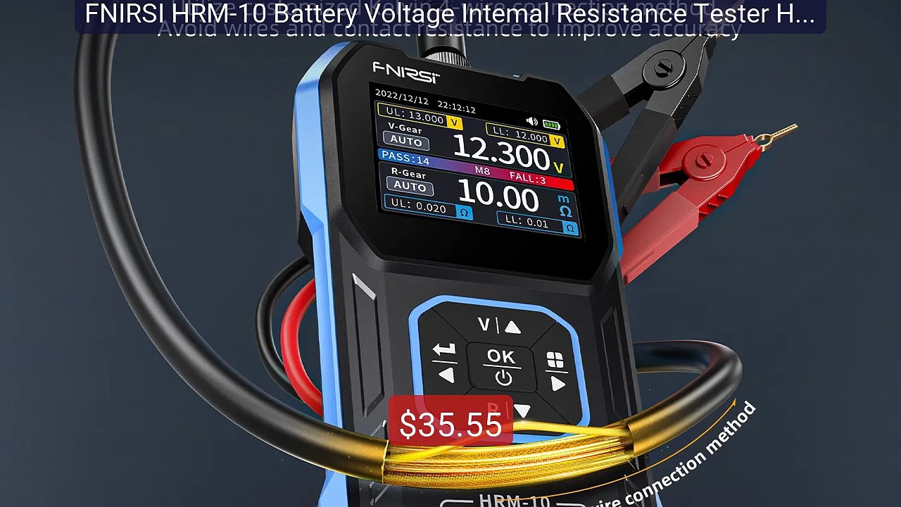 FNIRSI HRM-10 Battery Voltage Intemal Resistance Tester High-preci... -- Best Deal 2026 | Shop Now!