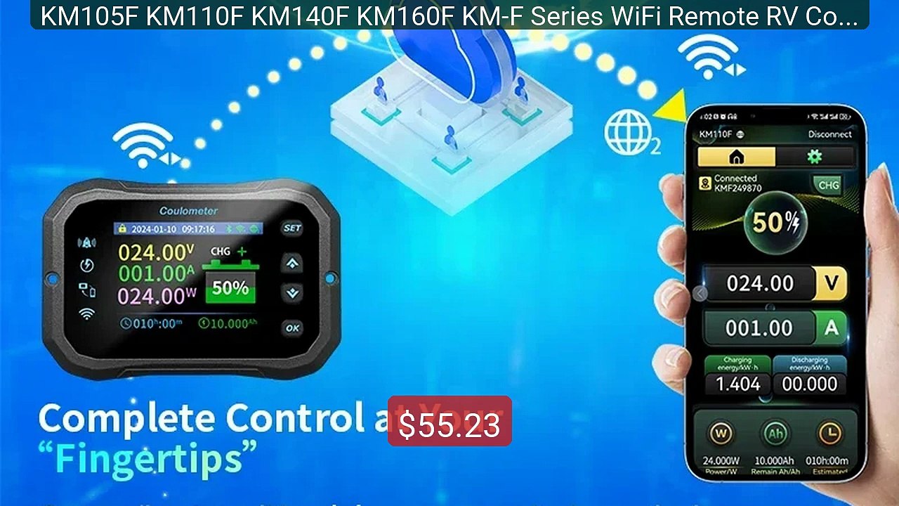KM105F KM110F KM140F KM160F KM-F Series WiFi Remote RV Coulomb Mete... -- Top Rated 2026 | Buy Now!