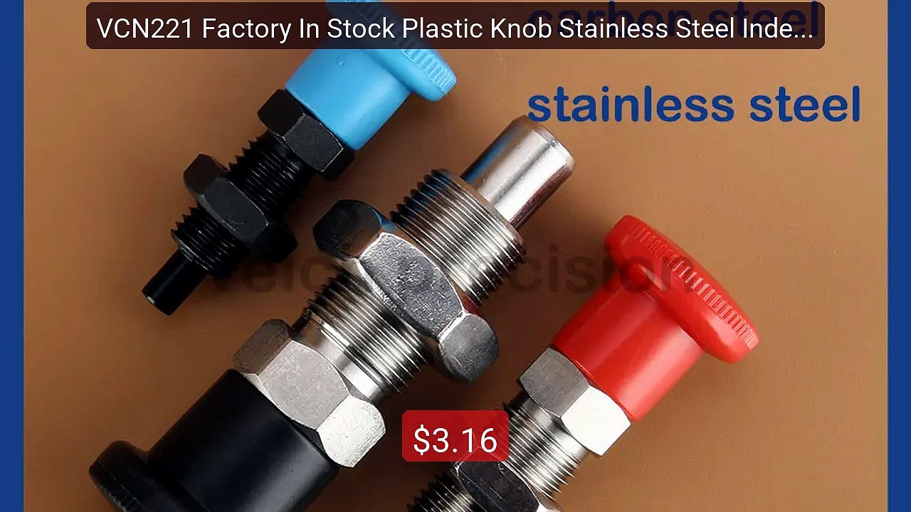 VCN221 Factory In Stock Plastic Knob Stainless Steel Index Plunger... -- Best Deal 2026 | Shop Now!