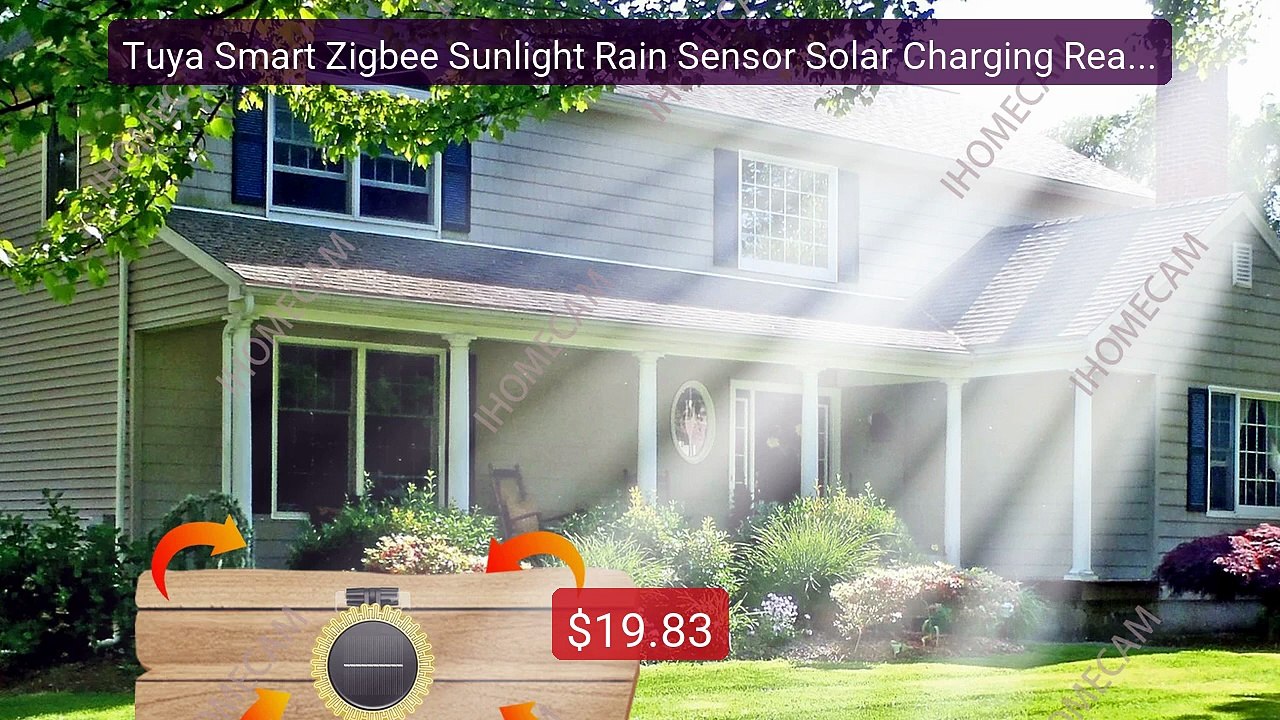 Tuya Smart Zigbee Sunlight Rain Sensor Solar Charging Real-time Rai... -- Top Rated 2026 | Buy Now!