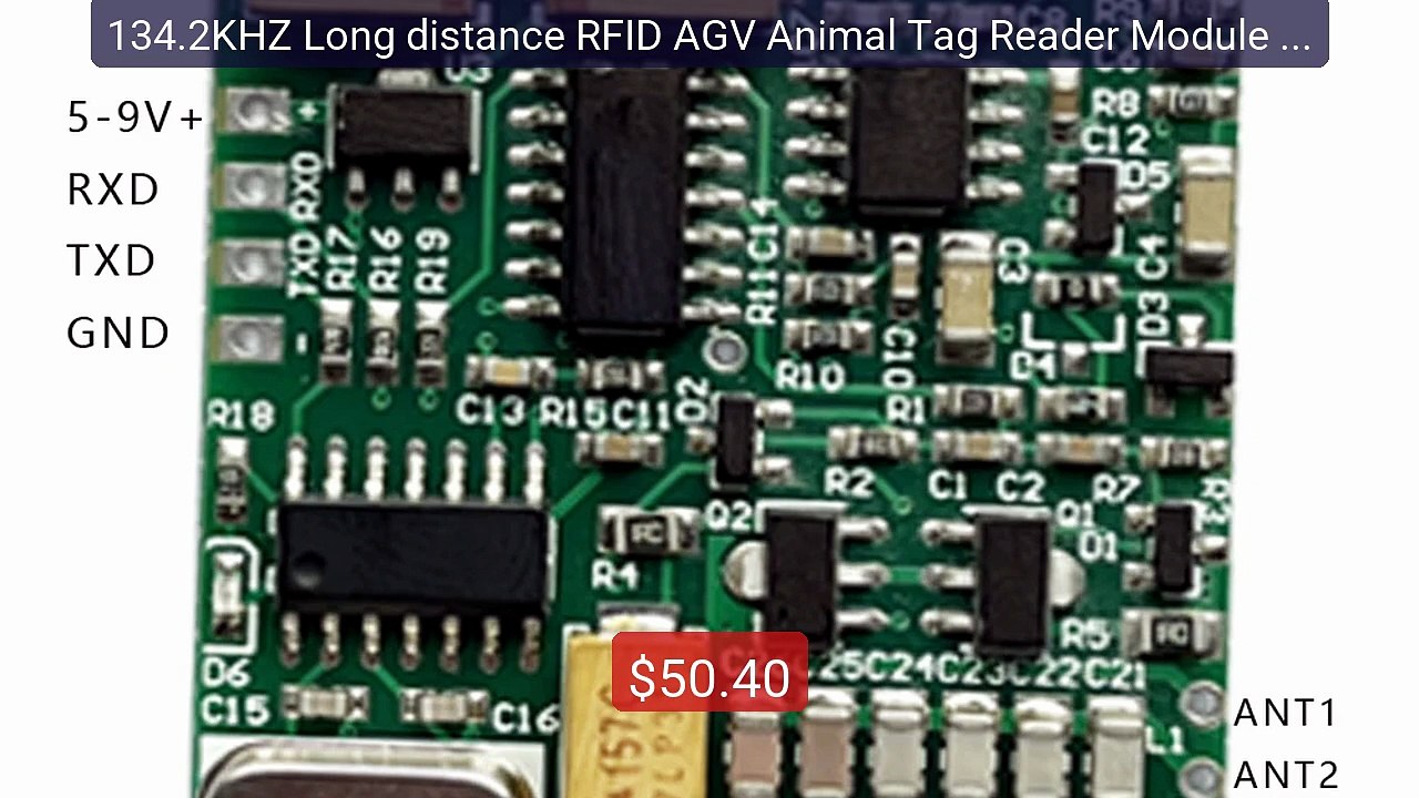 134.2KHZ Long distance RFID AGV Animal Tag Reader Module TTL I... -- Best Buy 2026 | Great Quality!