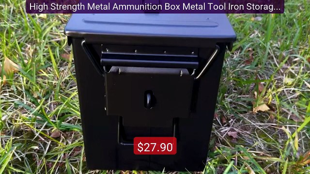 High Strength Metal Ammunition Box Metal Tool Iron Storage Bo... Amazing Value 2026 | Must Have!