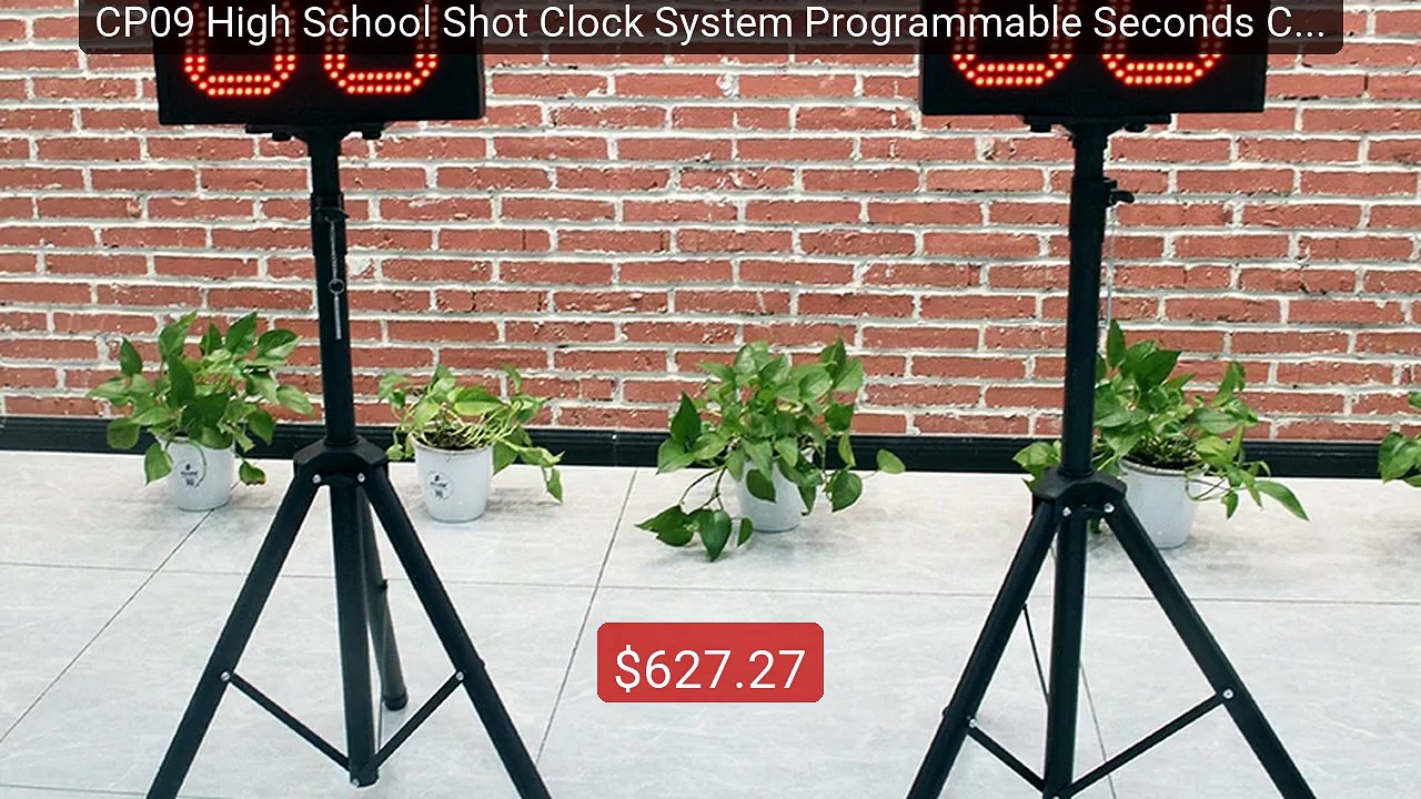 CP09 High School Shot Clock System Programmable Seconds Countd... -- Best Buy 2026 | Great Quality!