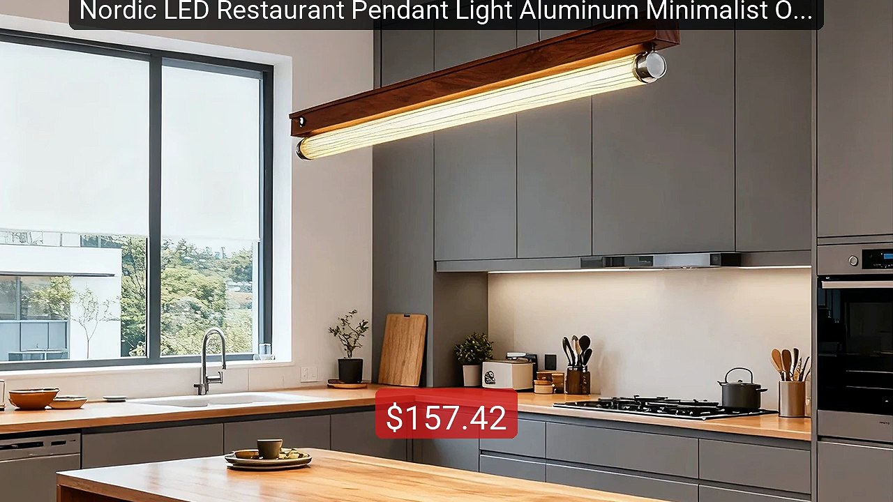 Nordic LED Restaurant Pendant Light Aluminum Minimalist Office... -- Best Buy 2026 | Great Quality!