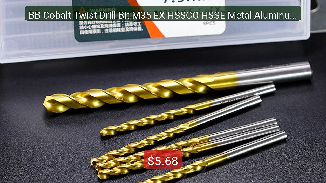 BB Cobalt Twist Drill Bit M35 EX HSSCO HSSE Metal Aluminum Co... -- Amazing Value 2026 | Must Have!