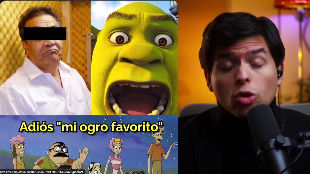 Alfonso Obregón, VOZ DE SHREK, es CANCELADO y su carrera SE TERMINÓ ❌