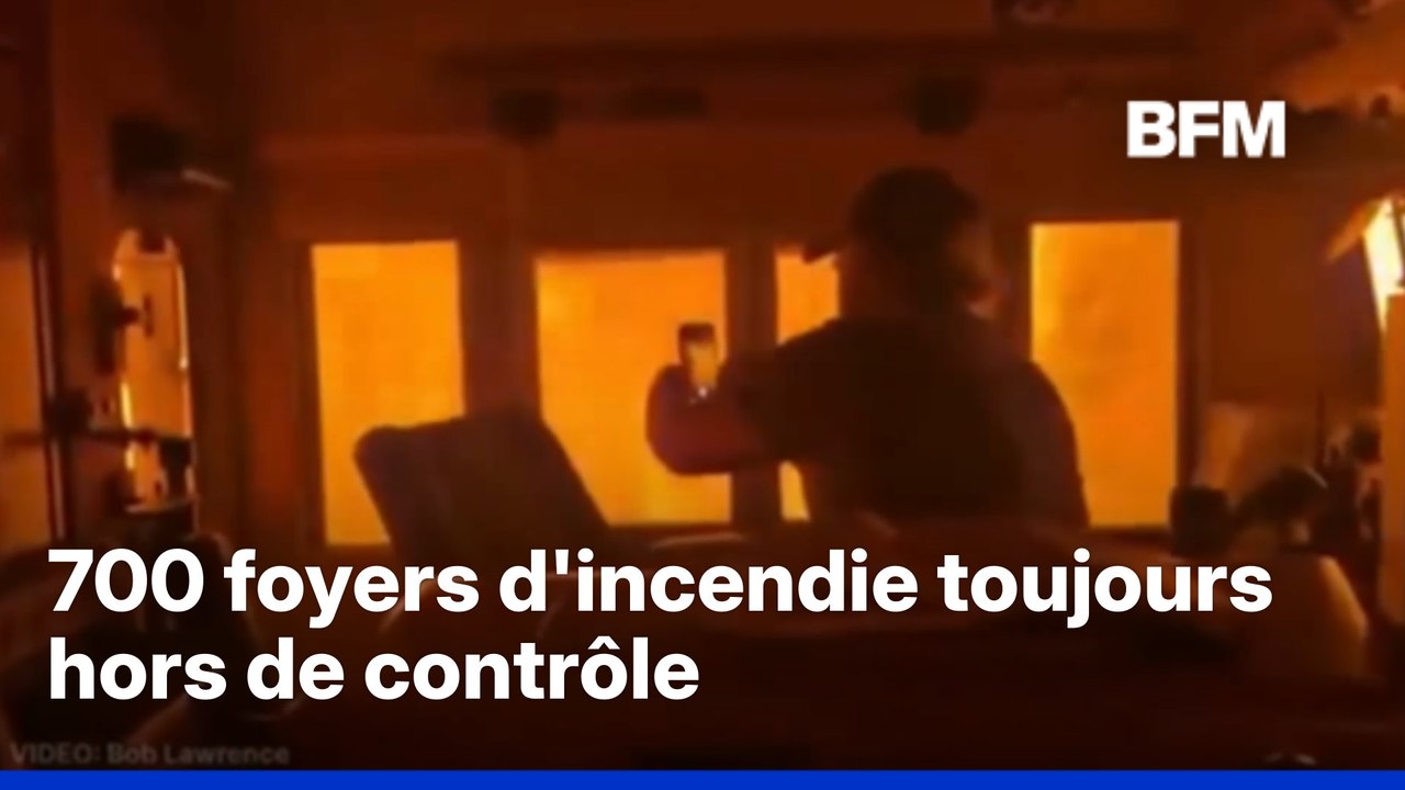 Canada: un train traverse un impressionnant brasier en Ontario