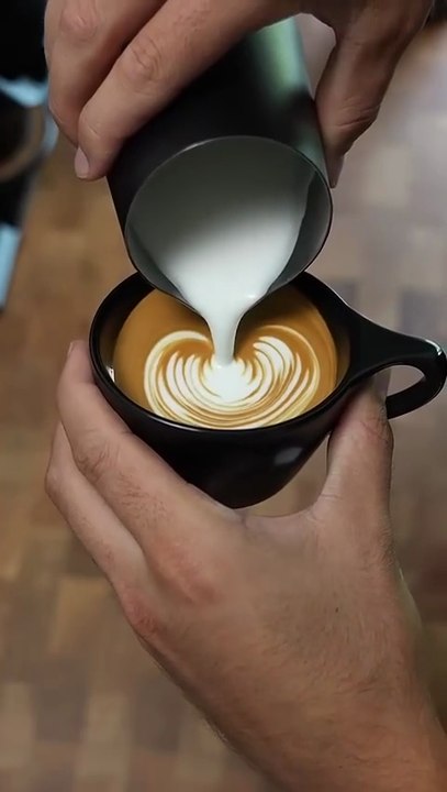 Caffe coffe ASMR Espresso and Latte Art shorts