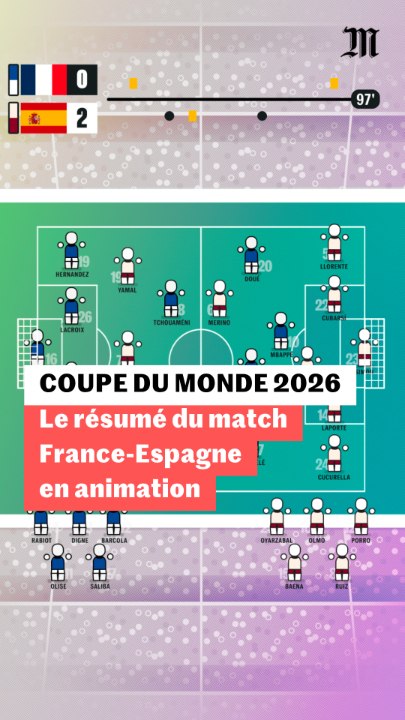 Le résumé de France-Espagne en animation