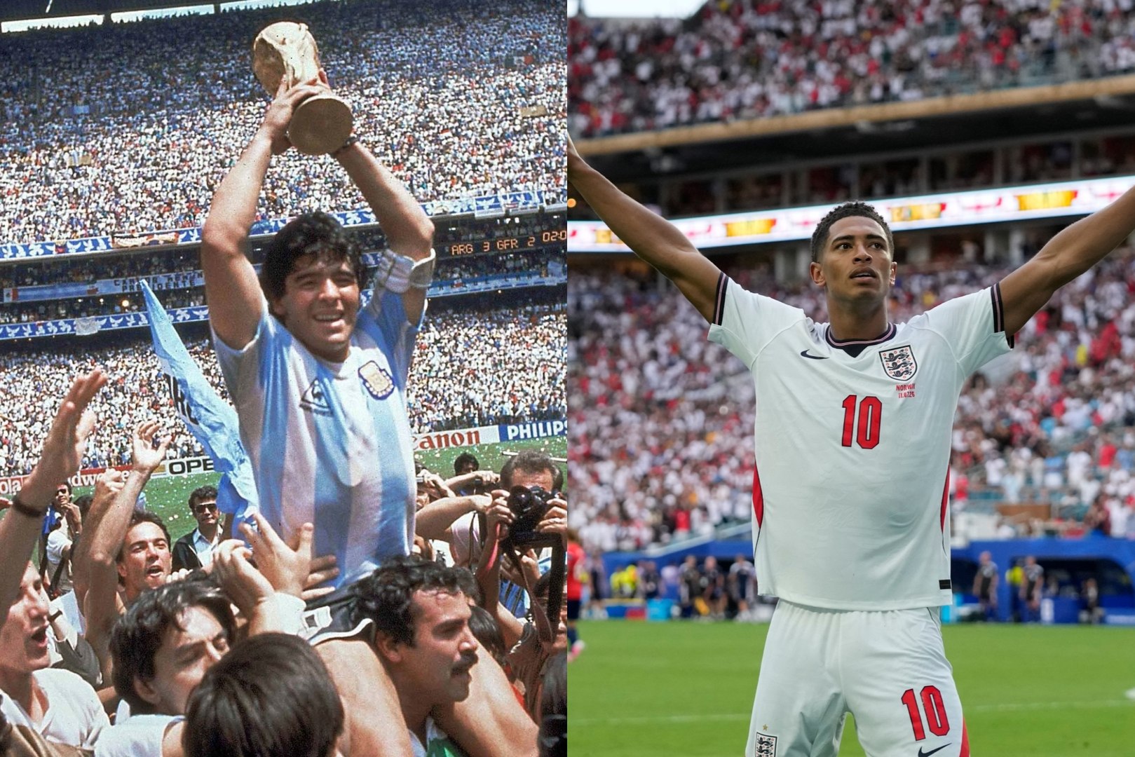 El récord que une a Bellingham con Maradona