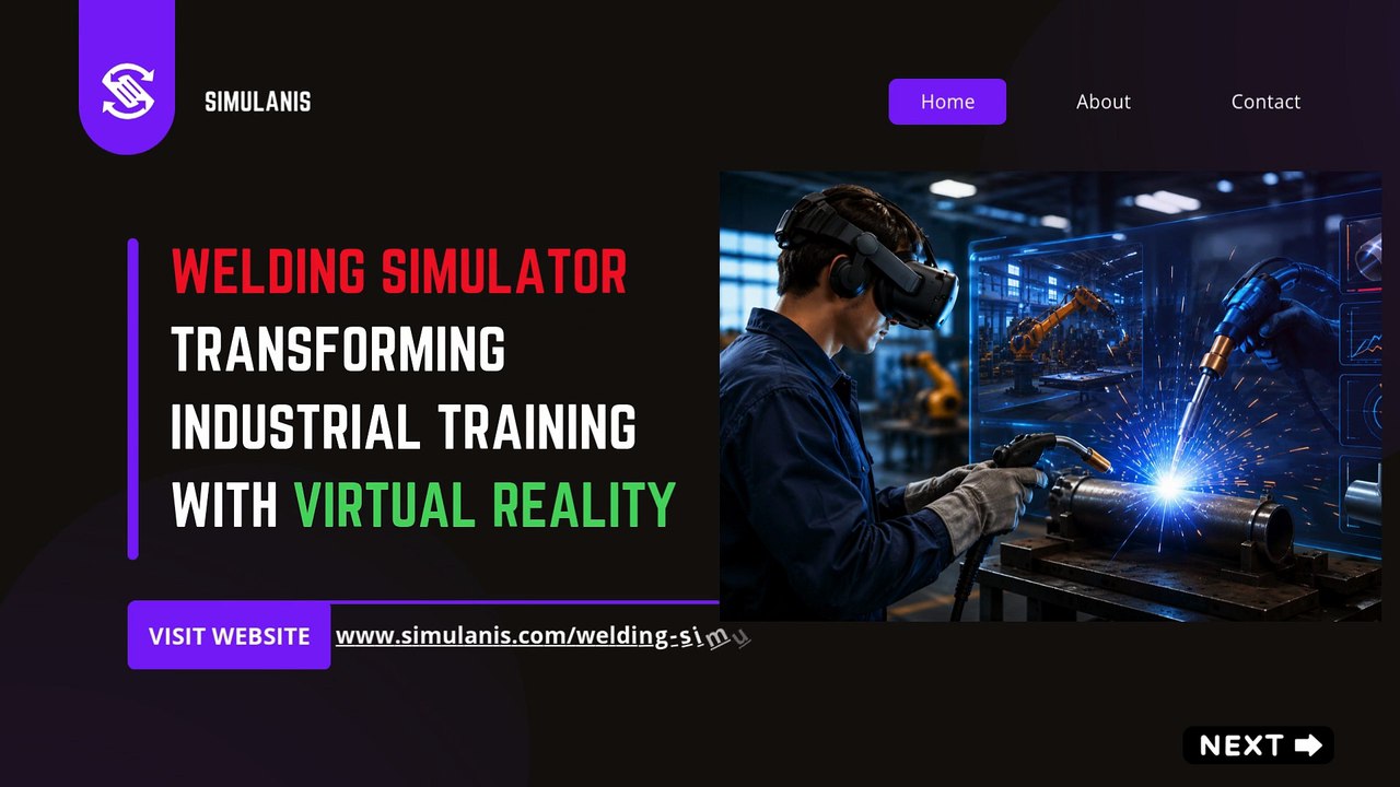 Welding Simulator | VR Welding Simulator  | Simulanis | Virtual Reality Welding