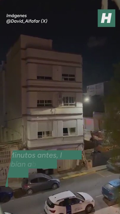 Se derrumba un edificio en Benetússer (Valencia)