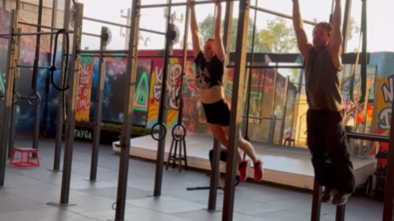 Girl Overrotates A Flip And Falls On Her Back