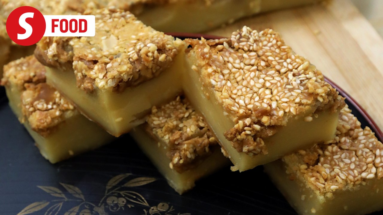 Retro Recipe: Peanut mochi cake