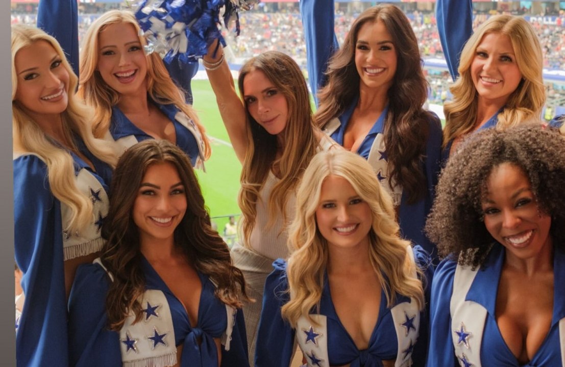 Timothee Chalamet and Victoria Beckham 'starstruck' after meeting Dallas Cowboy Cheerleaders