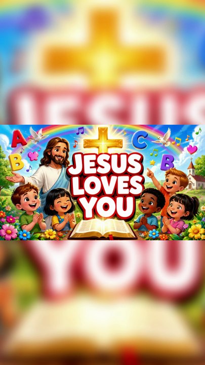 A to Z Christian Alphabet Song for Kids Jesus Loves You ABC Bible Song    short