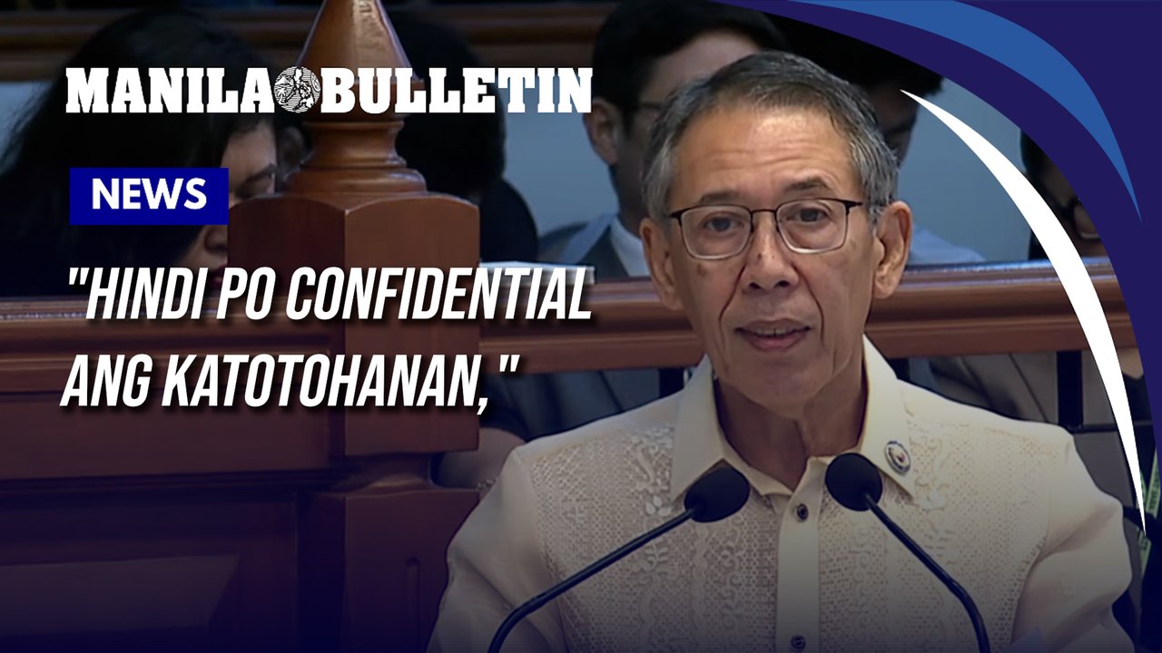 Diokno says issuing subpoena to VP Sara's bank, tax records do not violate due process