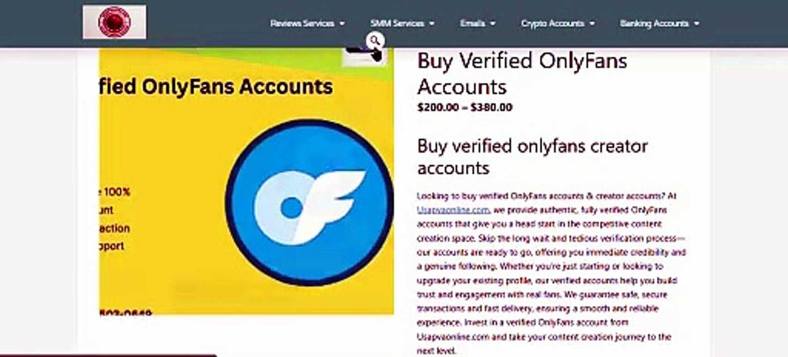 Wholesale Verified OnlyFans Accounts – 5+ Profiles, ID-Confirmed & AdSense Ready