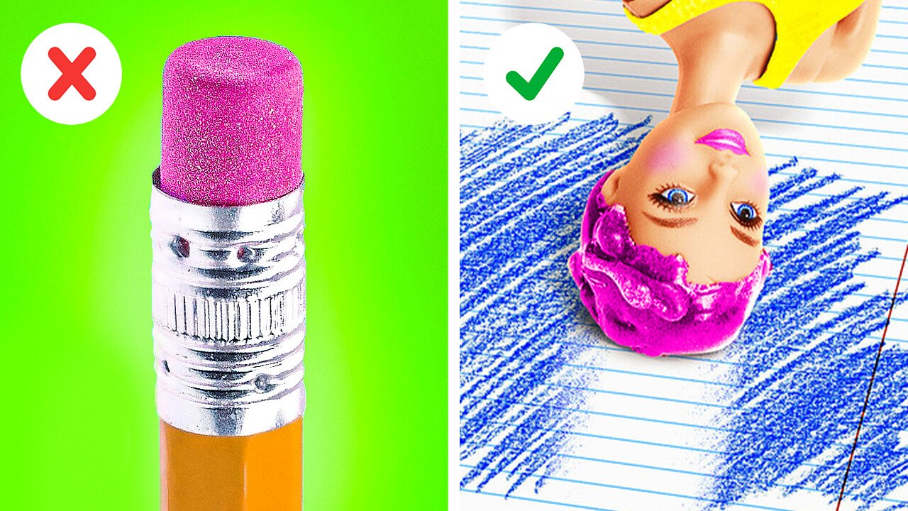 SIMPLE SCHOOL HACKS || Make Your Life Easier! Smart DIY Tricks You Will Love by 123 GO! GOLD
