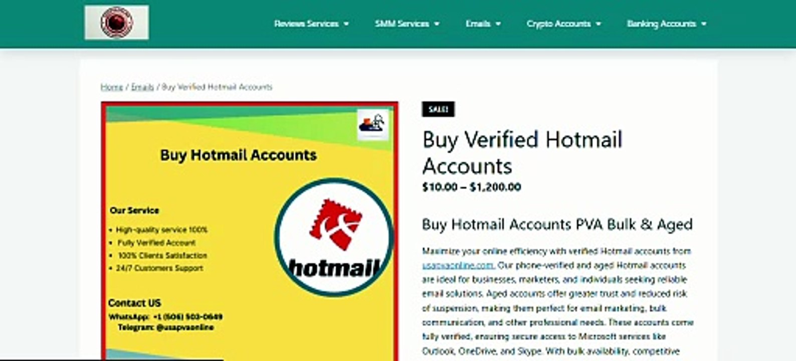 Hotmail Bulk Accounts – Higher Open Rates, Better Deliverability & Built-In Trust