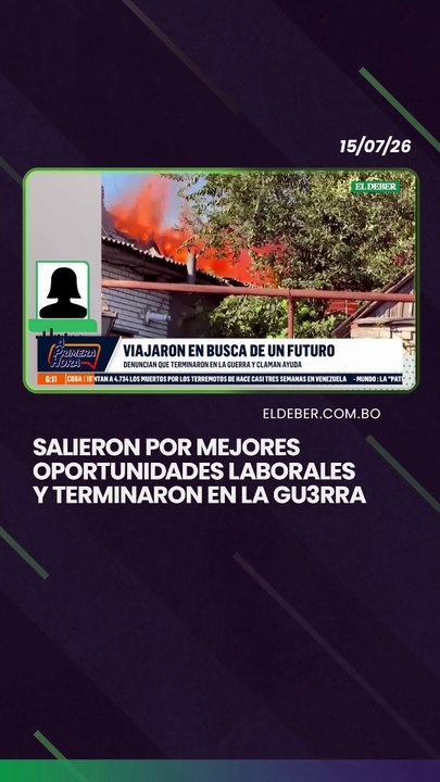 Salieron por mejores oportunidades laborales y terminaron en la guerra