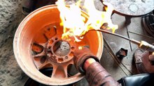 How to Repair a Cracked Alloy Wheel Lug Hole with Aluminum Brazing!